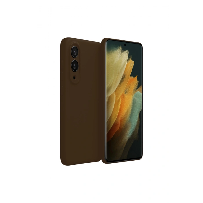 Samsung Galaxy S25 Edge First Silikon - Kahverengi