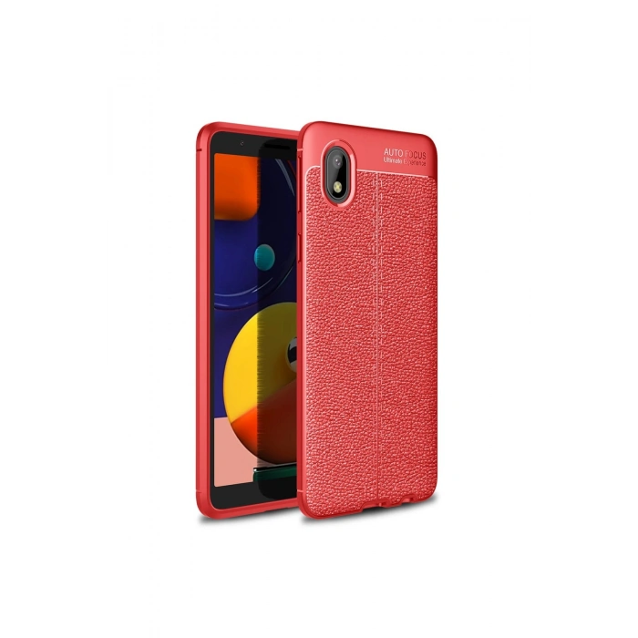 Samsung Galaxy A01 Core Kılıf Auto Focus Kapak - Kırmızı