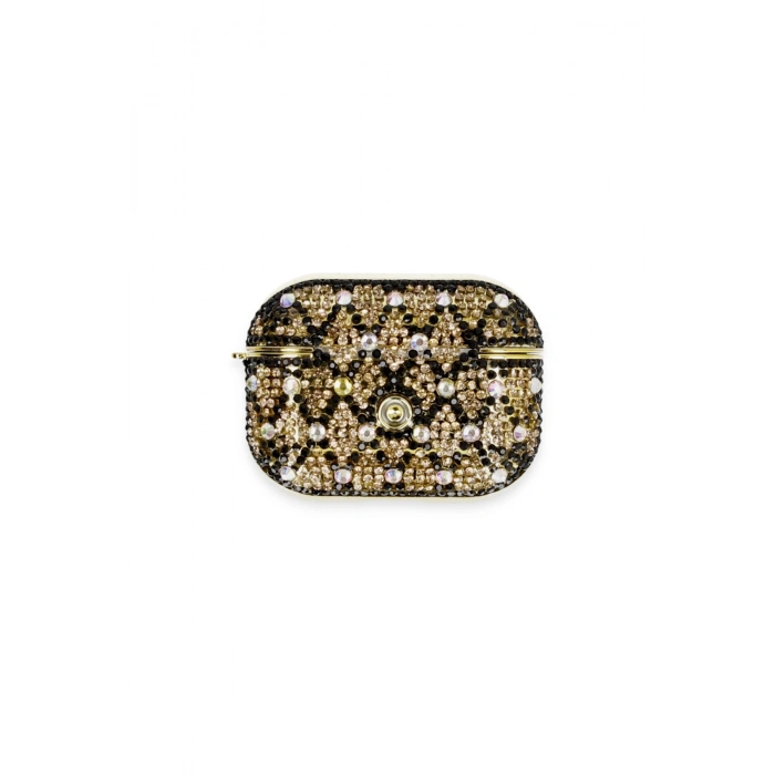 Airpods Pro 2 (2.nesil) Klor Taşlı Kılıf - Desen 4