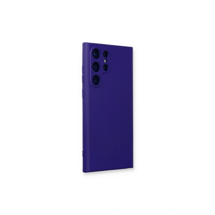 Samsung Galaxy S22 Ultra Kılıf Nano İçi Kadife Silikon - Mor