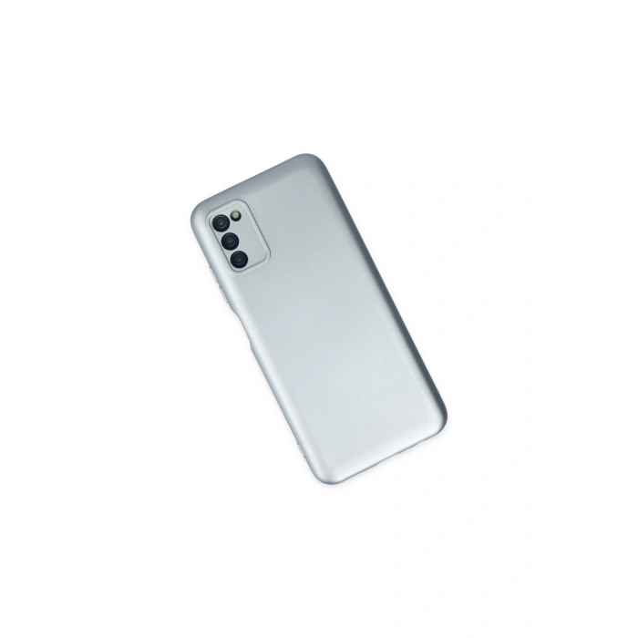 Samsung Galaxy A03s Kılıf Nano İçi Kadife Silikon - Sky Blue