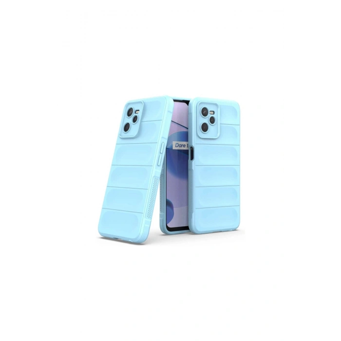 Realme C35 Kılıf Optimum Silikon - Sky Blue