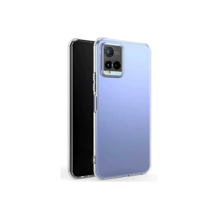 Vivo Y21s Kılıf Lüx Şeffaf Silikon