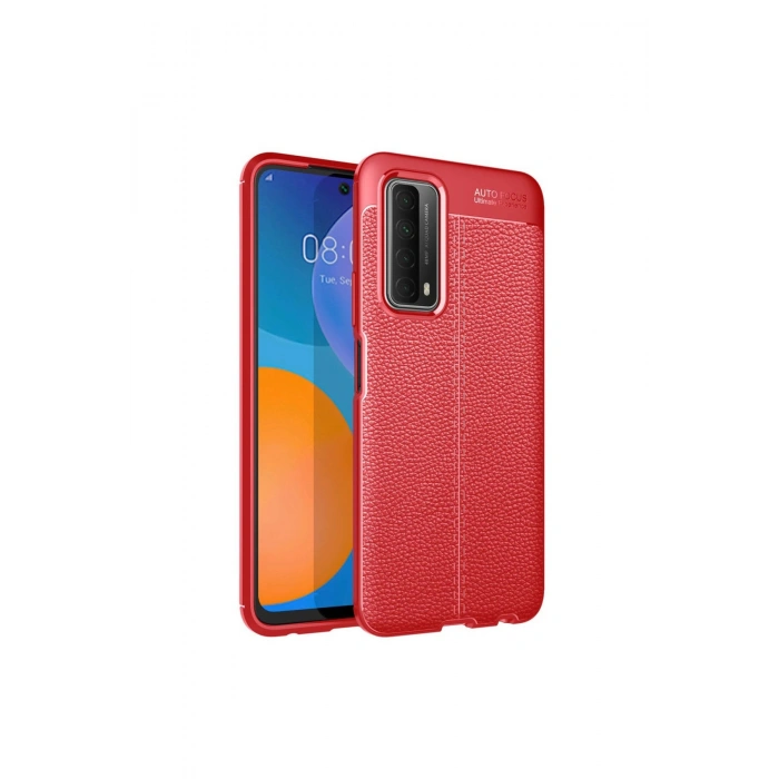 Huawei P Smart 2021 Kılıf Auto Focus Kapak - Kırmızı