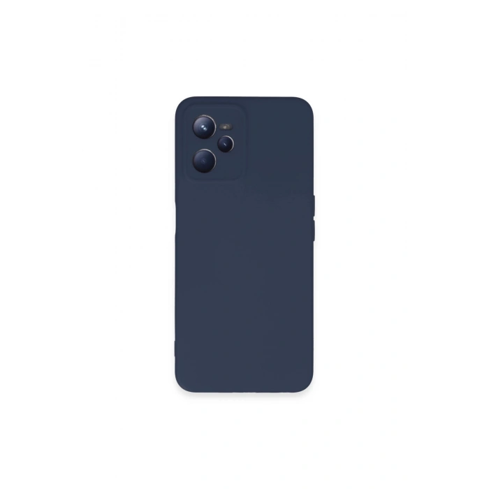 Realme C35 Kılıf Nano İçi Kadife Silikon - Lacivert