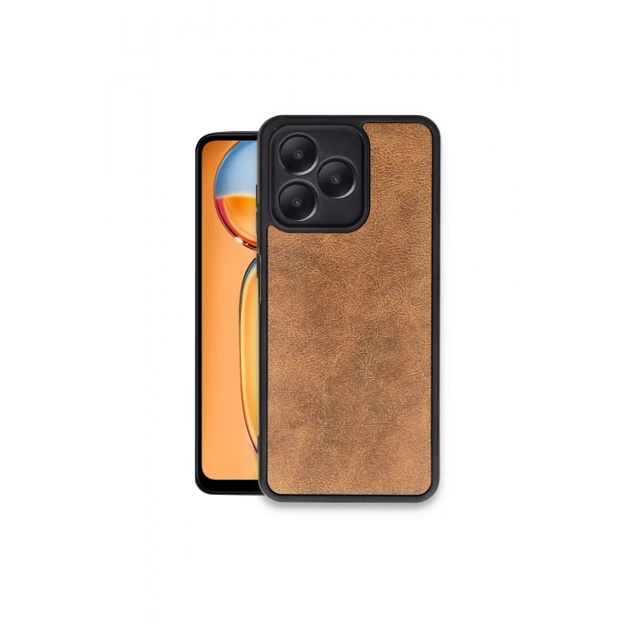 Realme Note 50 4g Kılıf Aras Deri Kapak - Taba