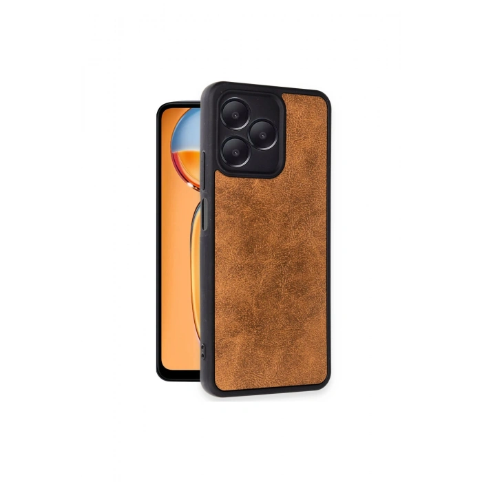 Realme Note 50 4g Kılıf Aras Deri Kapak - Taba