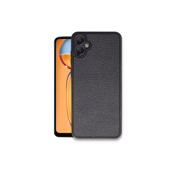 Samsung Galaxy A05 Kılıf Aras Deri Kapak - Siyah