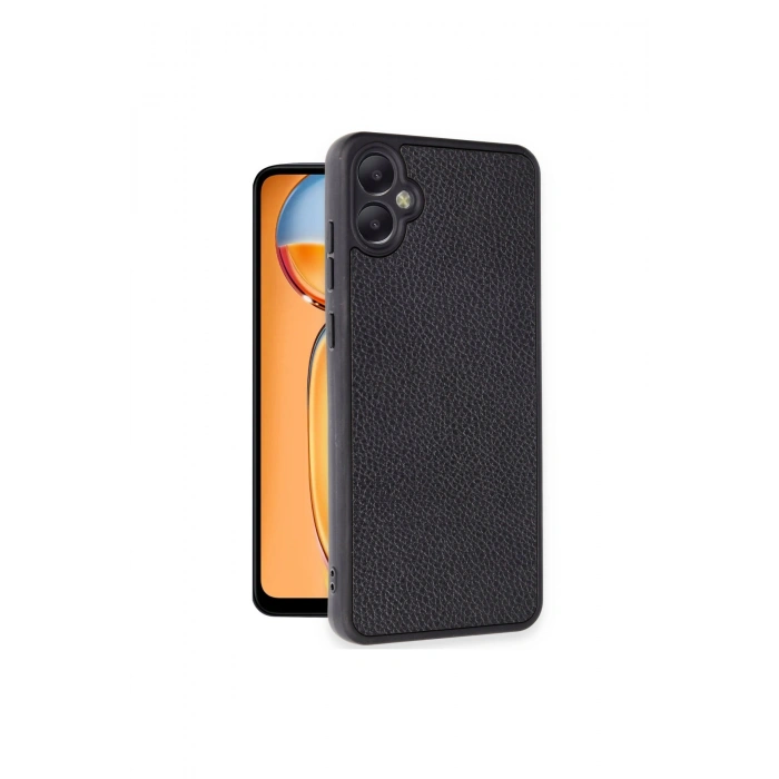 Samsung Galaxy A05 Kılıf Aras Deri Kapak - Siyah