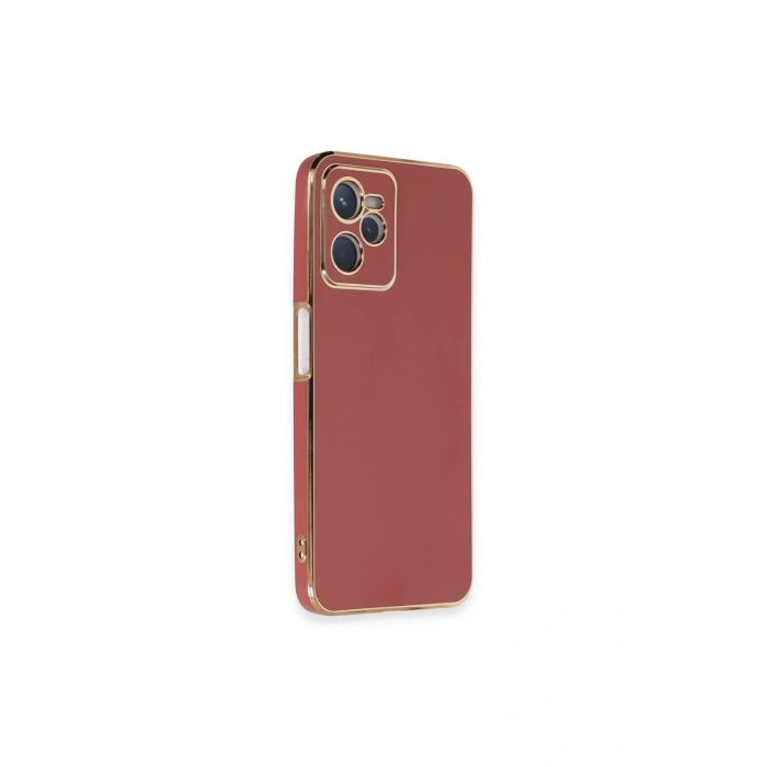 Realme C35 Kılıf Volet Silikon - Kırmızı