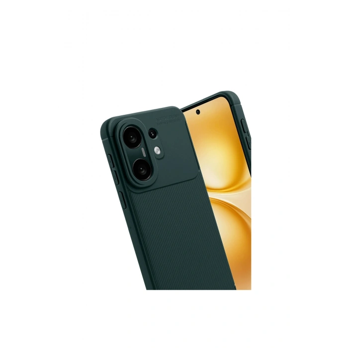 Vivo X200 Fe Auto Focus Karbon Kapak - Koyu Yeşil