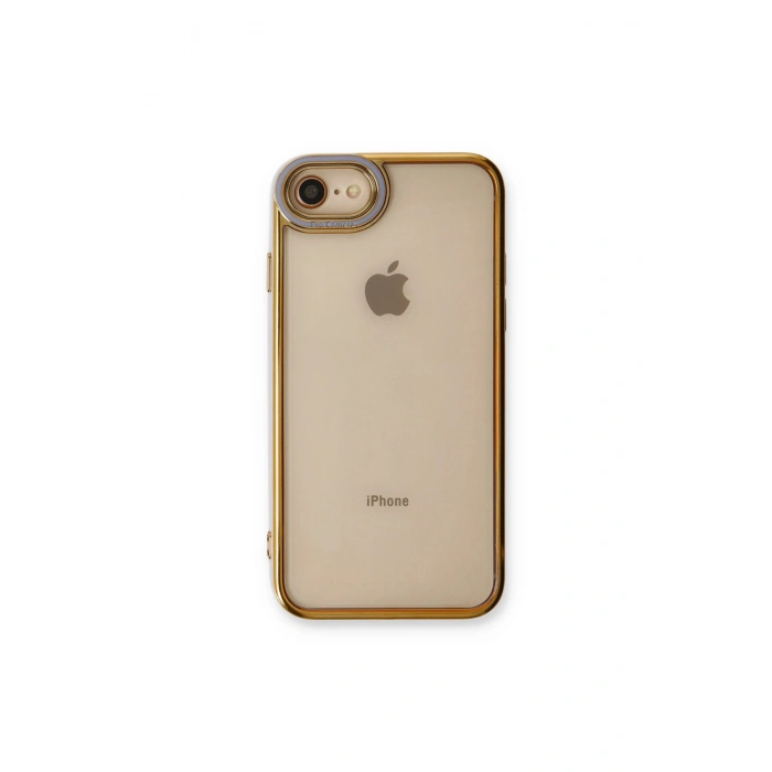 İphone 7 Kılıf Liva Lens Silikon - Lila