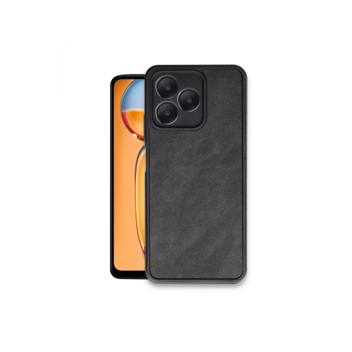 Realme Note 50 4g Kılıf Aras Deri Kapak - Siyah