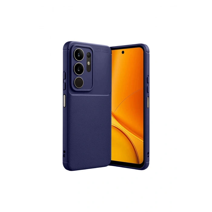 Vivo Y29 4g Auto Focus Karbon Kapak - Lacivert