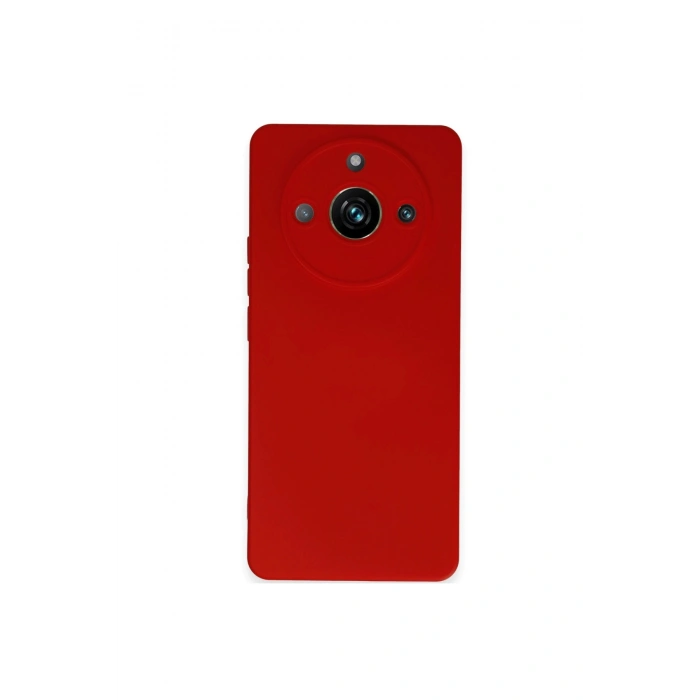Realme 11 Pro Kılıf Nano İçi Kadife Silikon - Kırmızı