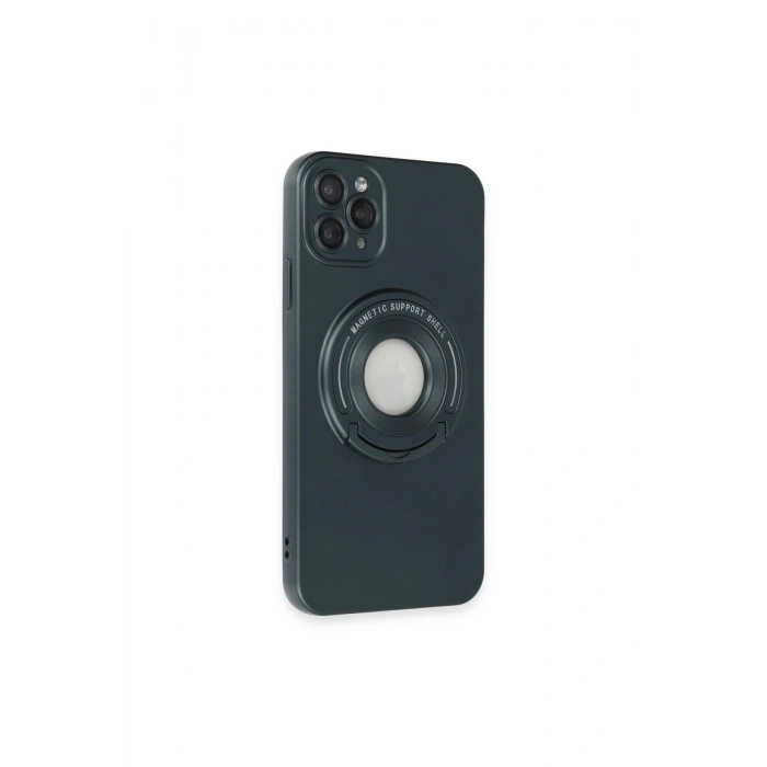 İphone 12 Pro Kılıf Lukka Magneticsafe Kapak - Koyu Yeşil