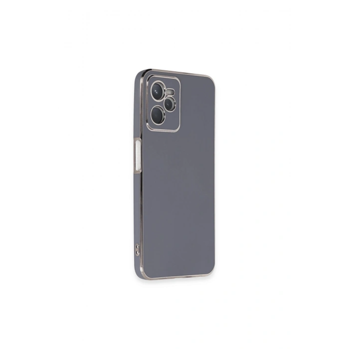 Realme C35 Kılıf Volet Silikon - Mavi