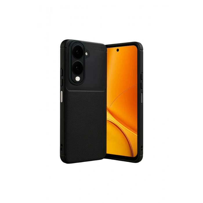 Vivo Y29s Auto Focus Karbon Kapak - Siyah