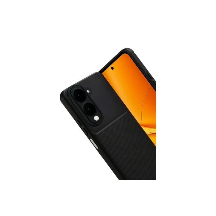 Vivo Y29s Auto Focus Karbon Kapak - Siyah