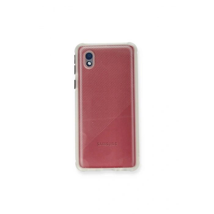 Samsung Galaxy A01 Core Kılıf Miami Şeffaf Silikon - Şeffaf