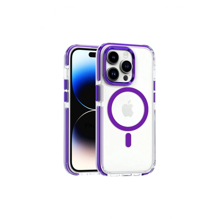 Joko İphone 14 Pro Bella Magsafe Kapak - Derin Mor