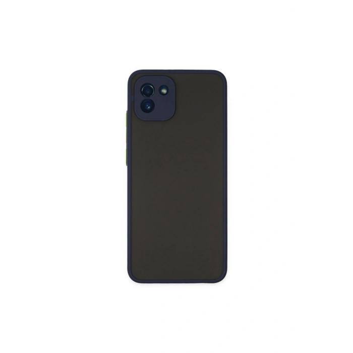 Samsung Galaxy A03 Kılıf Montreal Silikon Kapak - Lacivert