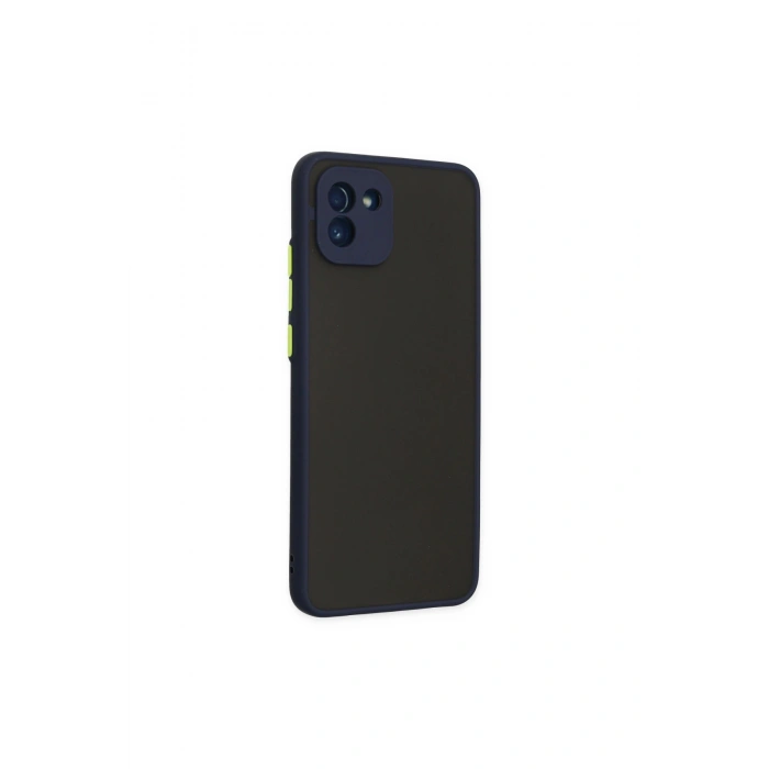 Samsung Galaxy A03 Kılıf Montreal Silikon Kapak - Lacivert