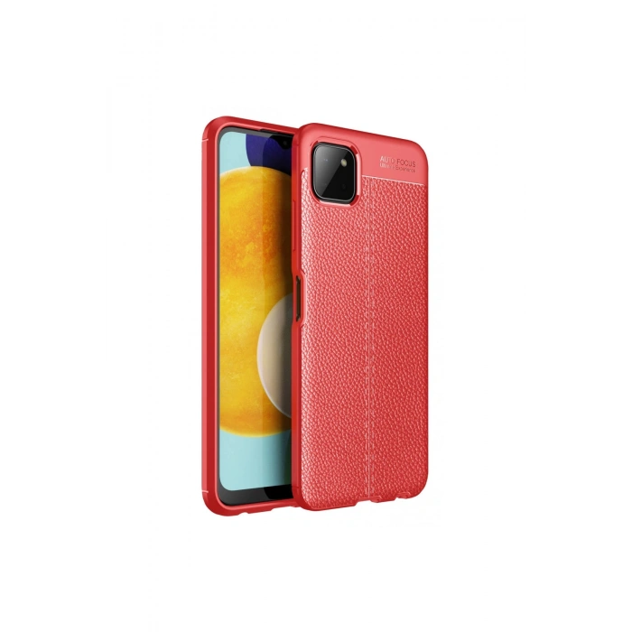 Samsung Galaxy A22 Kılıf Auto Focus Kapak - Kırmızı