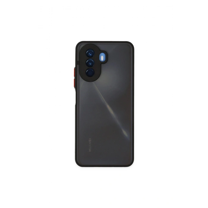 Huawei Nova Y70 Kılıf Montreal Silikon Kapak - Siyah