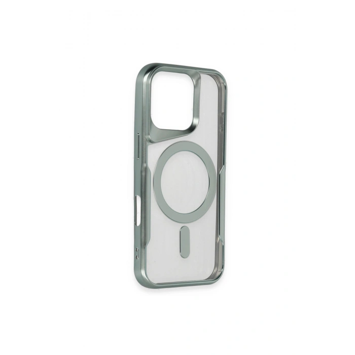 İphone 16 Pro Max Kılıf Boyi Magsafe Silikon Kapak - Lacivert