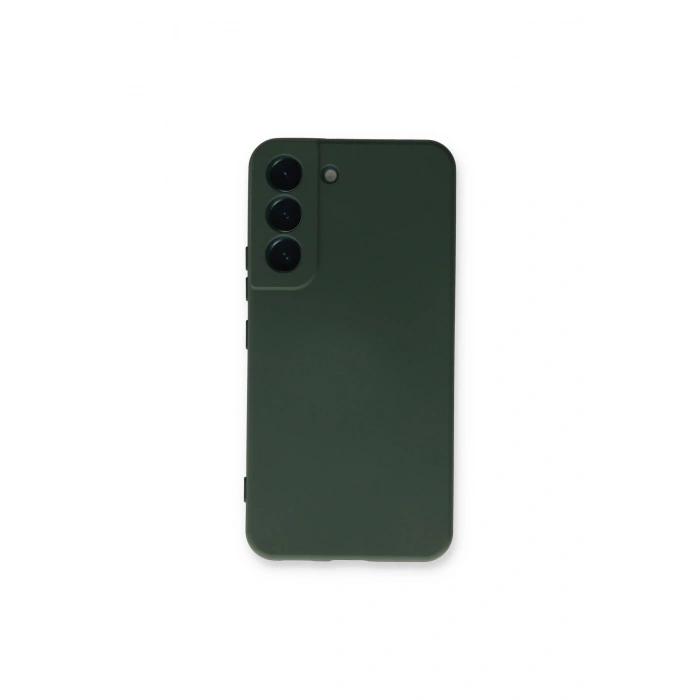 Samsung Galaxy S23 Plus Kılıf Nano İçi Kadife Silikon - Koyu Yeşil