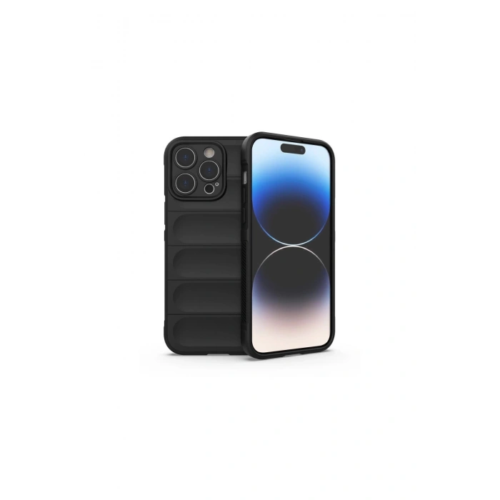 İphone 13 Pro Kılıf Optimum Silikon - Siyah