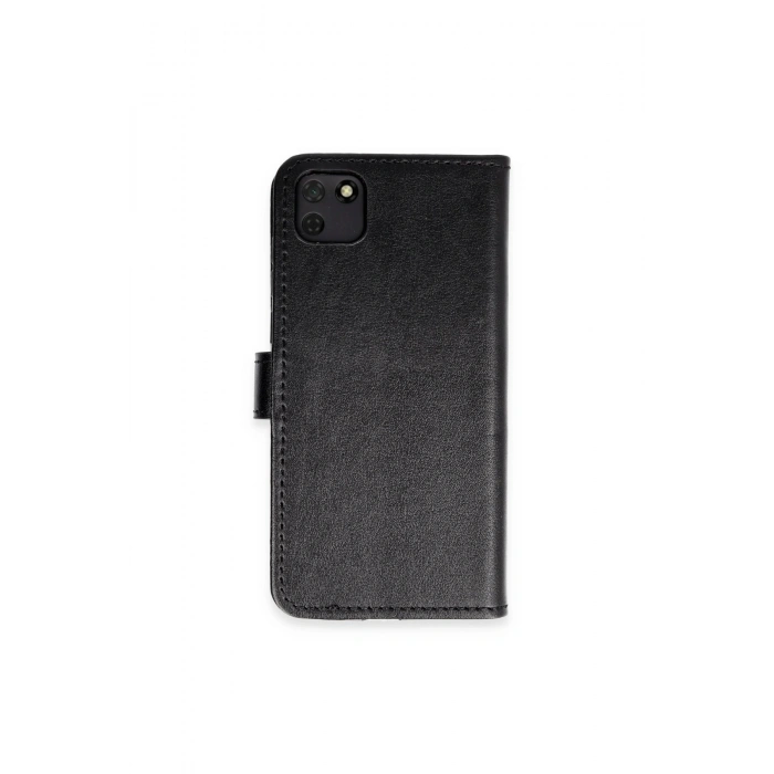 Huawei Y5p Kılıf Trend S Plus Kapaklı Kılıf - Siyah