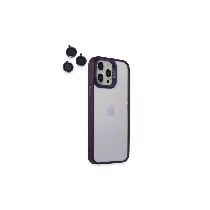 Joko İphone 14 Pro Kılıf Roblox Lens Standlı Kapak - Mor