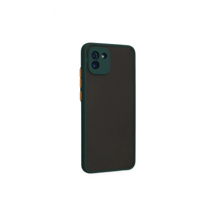 Samsung Galaxy A03 Kılıf Montreal Silikon Kapak - Yeşil