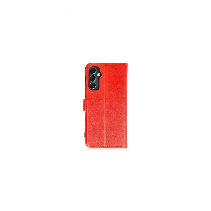 Samsung Galaxy M34 5g Kılıf Trend S Plus Kapaklı Kılıf - Kırmızı