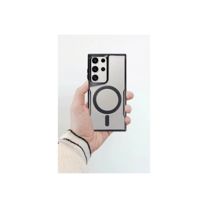 Samsung Galaxy S24 Kılıf Boyi Magsafe Silikon Kapak - Lacivert