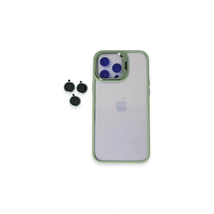 Joko İphone 14 Pro Kılıf Roblox Lens Standlı Kapak - Yeşil