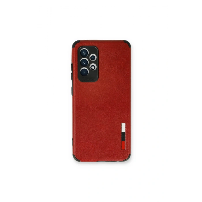 Samsung Galaxy A73 5g Kılıf Loop Deri Silikon - Kırmızı