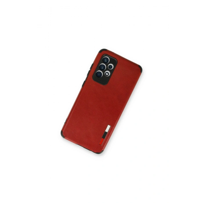 Samsung Galaxy A73 5g Kılıf Loop Deri Silikon - Kırmızı