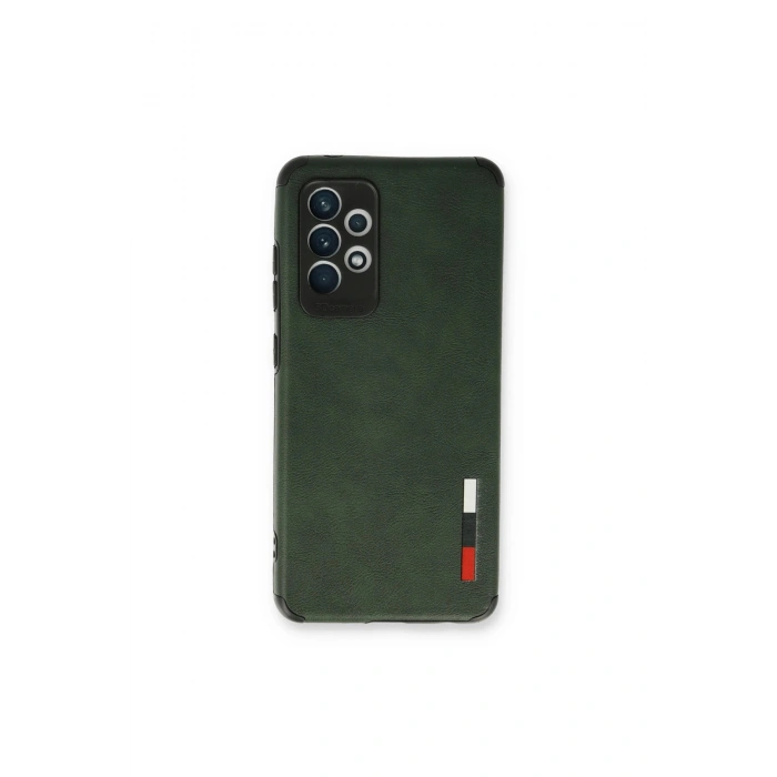 Samsung Galaxy A73 5g Kılıf Loop Deri Silikon - Yeşil