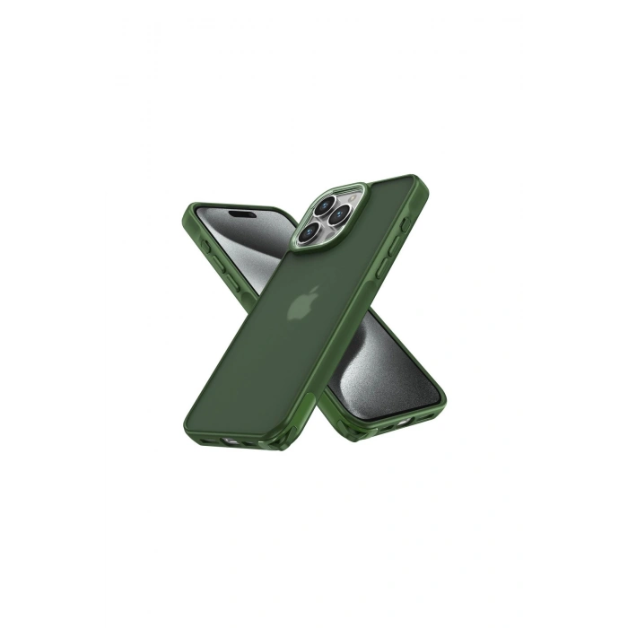 İphone 14 Pro Max Kılıf Elegant Kapak - Yeşil