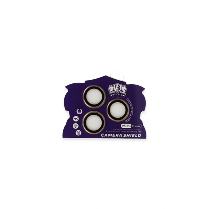 İphone 14 Pro Max Bilvis Titan Kamera Lens - Gold