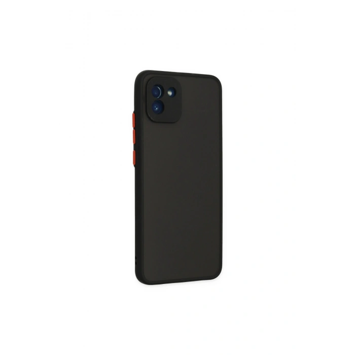 Samsung Galaxy A03 Kılıf Montreal Silikon Kapak - Siyah