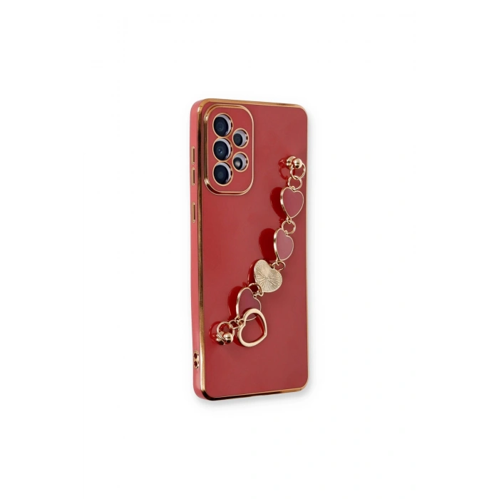 Samsung Galaxy A73 5g Kılıf Esila Silikon - Kırmızı