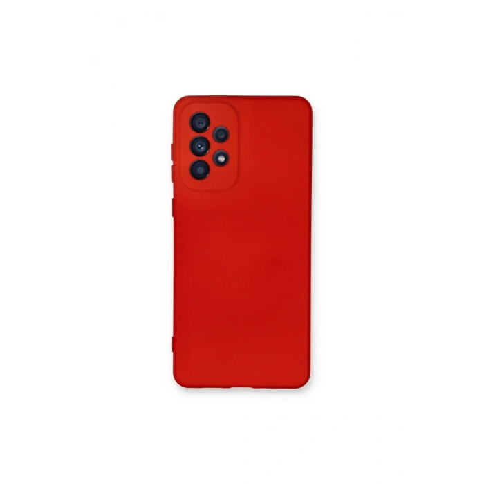 Samsung Galaxy A33 5g Kılıf Nano İçi Kadife Silikon - Kırmızı