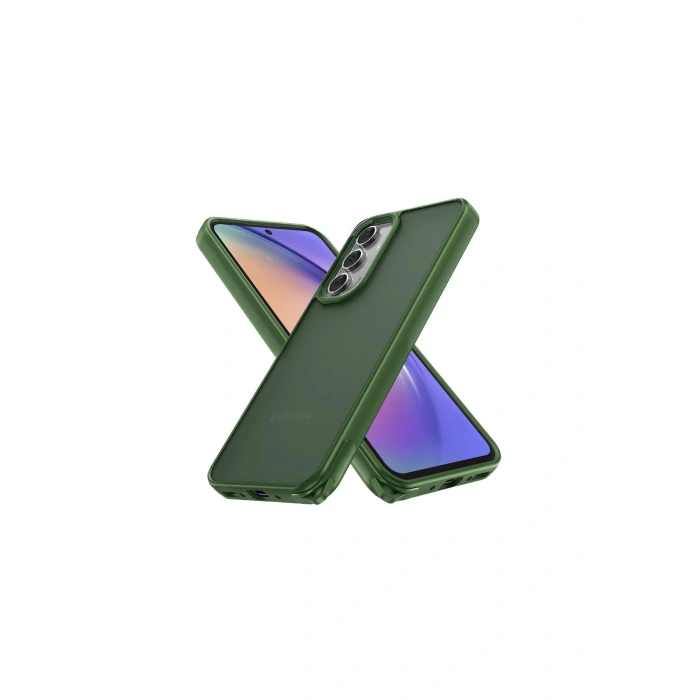 Samsung Galaxy A04s Kılıf Elegant Kapak - Yeşil