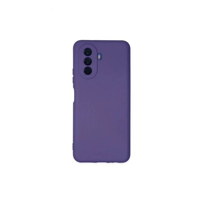 Huawei Nova Y70 Kılıf Nano İçi Kadife Silikon - Mor