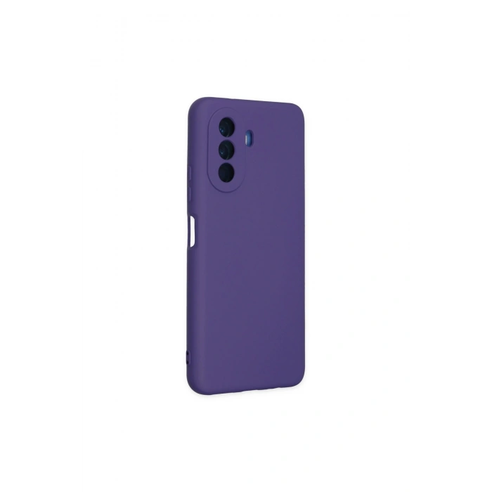 Huawei Nova Y70 Kılıf Nano İçi Kadife Silikon - Mor