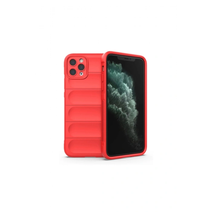İphone 11 Pro Kılıf Optimum Silikon - Kırmızı